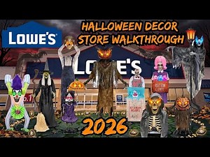 Lowes NEW Halloween 2026 Animatronics & Decor Full Store Walkthrough (Must See Lineup)