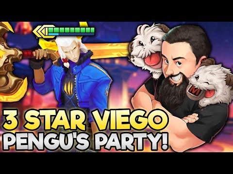 3 Star Viego - Pengu's Party is Back!! | TFT Cyber City | Teamfight Tactics
