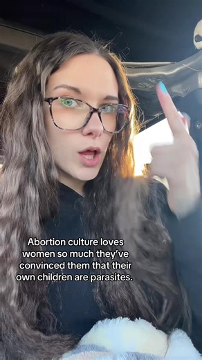 Google the definition of a parasite then come talk to me 😘 #fyp #republicansoftiktok #abolishabortion #repost #2026