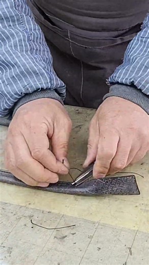 통가죽 서류가방 수제제작 진짜 가죽의 멋