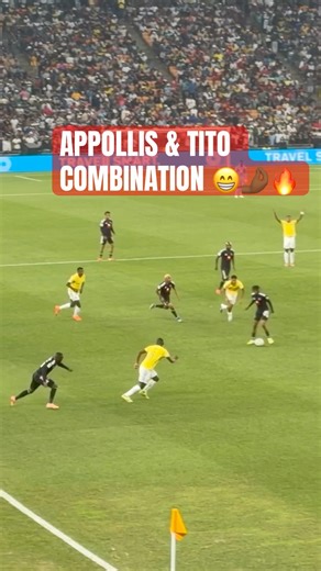 Oswin Appollis and Tito Maswanganyi combination 😁🤌🏾🔥| #football #orlandopirates #soccer #futebol