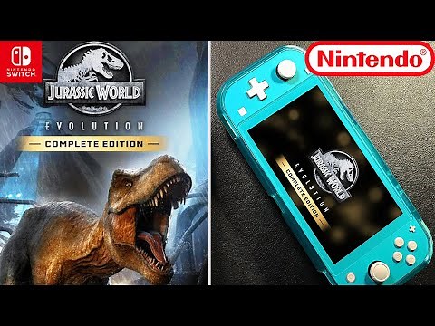 Jurassic World Evolution | Nintendo Switch Lite | Intro and Gameplay