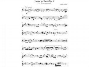 Hungarian Dance No 4 Brahms