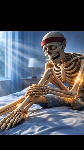 😱😂30 day daily 1 km daudna! human skeleton! The skeleton #trending #3danimation #aivideo #shortfeed