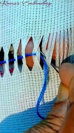 Hand embroidery simple drawn thread embroidery tutorial: Tarkashi design