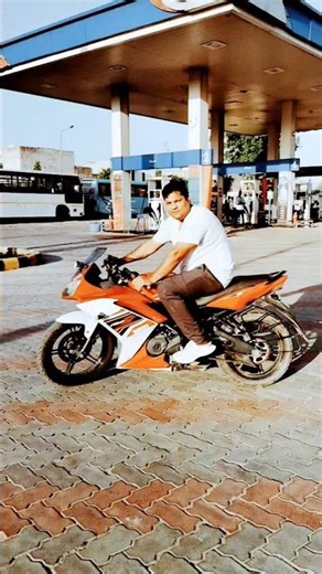 I took my bike and went out because the weather was very nice.