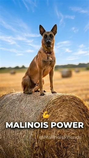 Malinois-Power auf dem Feld! Django gibt Vollgas 🔥 #malinois #malinoisjumping