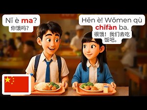 🇨🇳 High School Life Chinese Dialogue | HSK1-2 | Learn Mandarin Conversation