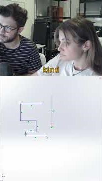 Teaching my wife SolidWorks revolve: sketch half, revolve, full part instantly