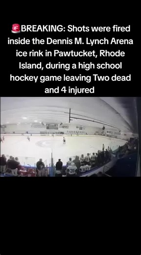Two dead and 4 injured’ at boys ice hockey game. Video strictly for JOURNALISTIC and EDUCATIONAL purposes. https://www.the-sun.com/news/15949210/pawtucket-rhode-island-shooting-lynch-arena-police/ #rhodeisland #hockey #highschool #trending #fyp