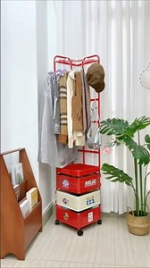 How to organize small spaces with rolling storage carts #curiosityexpress