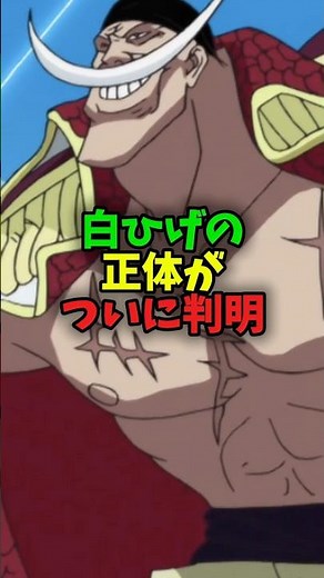 白ひげの正体がついに判明#shorts #ワンピース