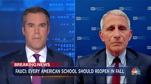 Dr. Anthony Fauci speaks with NBC News’ Peter Alexander about schools returning to in-person learning following the CDC’s new guidance for fully vaccinated students, confusion over vaccine booster shots and more. | NBC Nightly News with Tom Llamas