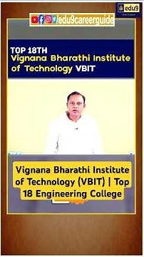 🎓 Vignana Bharathi Institute of Technology (VBIT) | Top 18 Engineering College in Telangana! 🏆✨