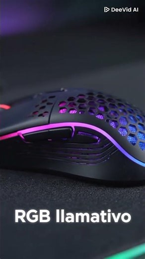 Mouse Gamer Inalámbrico RGB con Base Magnética ⚡🔥 (DPI Ajustable + Ultra Ligero)