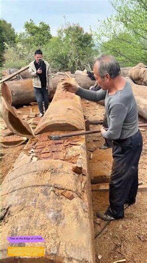 How Old-School Ax Work Transforms Raw Logs into Timeless Timber
