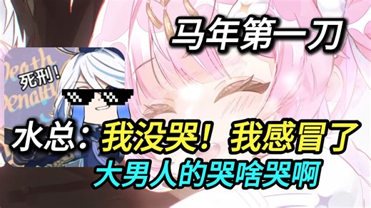 新年第一刀！水总：我没哭！我感冒了！大男人的哭啥哭啊！弹幕：确认已击沉！【鸣潮3.1爱弥斯主线】
