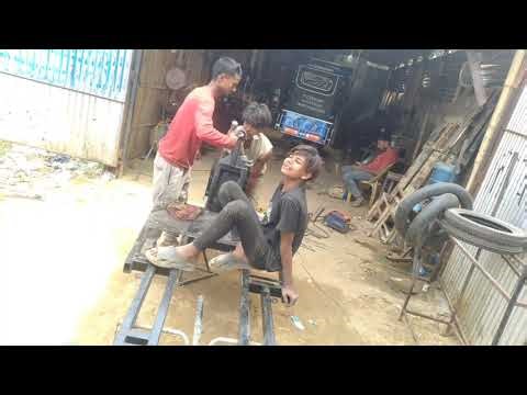 City E - rikshwa new chesis fiting and makin #TSRC_Tarakant_scuence_research_center