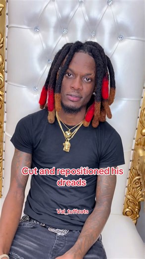 Repositioning Dreads for a Cleaner Look