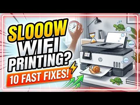 Printer Printing Very Slowly Over WiFi Try These 10 Fixes