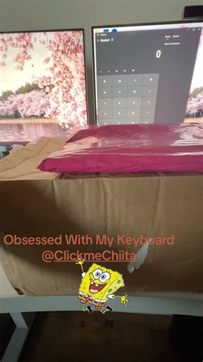 SpongeBob Keyboard #keyboard #keycaps
