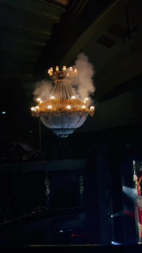 The Phantom of the Opera Chandelier in Vienna Oper Theater