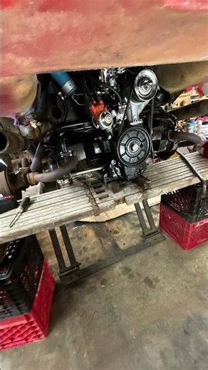 1972 VW Beetle Domus Pickup Truck motor replacement #vw #volkswagen #vwbeetle #volkswagenpickup
