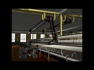 Platt Brothers Cotton Spinning Mule