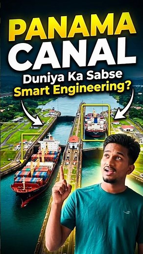 Great Engineering Or What ? 🤔 | Story Of Panama Canal #history #documentary #viral