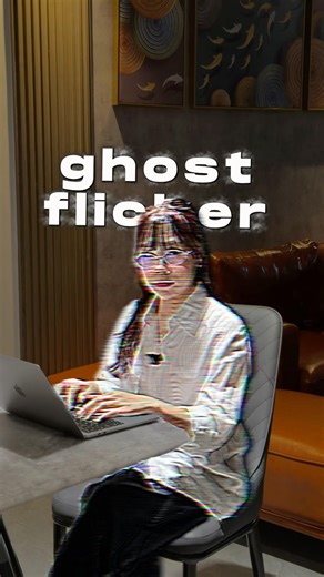 Simple tutorial on creating a "ghost flicker" effect on your phone's Caps Cut #kokitrendy #shortv...
