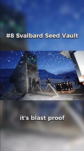 8 — Inside the World’s Doomsday Vault 🌎 (Svalbard, Norway) #geography #geographyfacts #maps