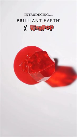 It’s HERE! Brilliant Earth x Ring Pop. A fine jewelry collaboration you didn’t see coming... or did you 👀 Crafted in juicy gemstones and solid gold, these rings are for the tastefully nostalgic. Our extremely limited drop is now available. Shop the collection. https://brilliantearth.visitlink.me/D5OSbB | Brilliant Earth