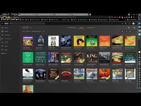 Plex Audio Books Glimpse