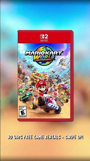 GameFly Video Game Rentals -Mario Kart World - JWL ST - Rent Your Games and Save #mariokart #gaming