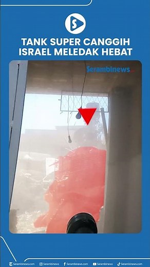 Tank Super Canggih Israel Meledak Hebat