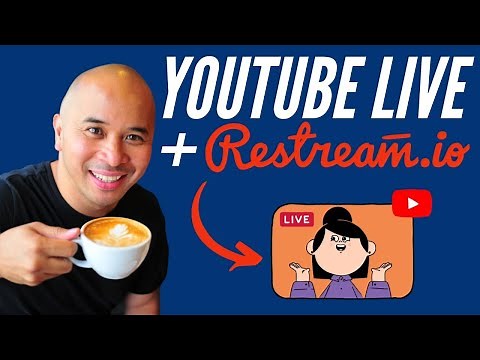 Restream.io Tutorial - Setting Up YouTube LIVE Events with Restream.io