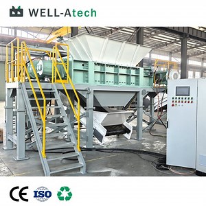 [Hot Item] CE Factory Outlet for Aluminum Cans Sofa Industrial Barrel Destruction Double Shaft Shredder