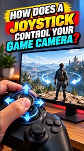 How Does a Joystick Control Your Game Camera? 🎮🕹️ | Game Mechanics Explained #shorts