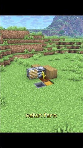 How to build an automatic melon farm in Minecraft 3D build guides and downloads in bio 🔗 #minecraft