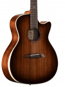 Alvarez AGW77CE Deluxe Grand Auditorium Acoustic Electric Guitar - Shadowburst