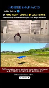 Solar Drone With ZERO Battery 😳 + Caltech’s ATMO Morphing Drone #tech #science #sciencefacts #scifi