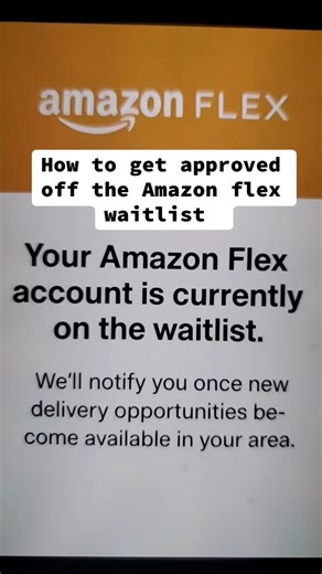 How to get approved off the Amazon flex waitlist #reactivate #amazonflex #amazonflexdriver #amazonflextips #amazonflexdelivery #amazonflexenespañol #amazonflexdrivers #activate #amazonflexwaitinglist #amazonflexdeactivation #amazonflexdeactivated #gigeconomy #amazonflexwaitlist #amazonflexuk #amazonflexdriver #waitlist #amazonflexdriver #activation #deliveryservice #amazon #deliverydriver #amazonflex #deactivated #gigdriver #gigapps #deactivatemyaccount #gigs #deactivate