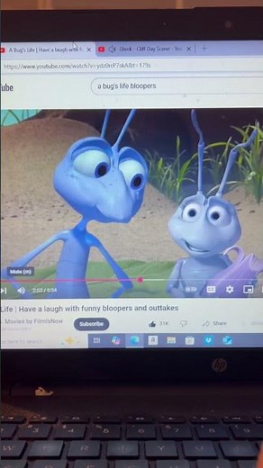 Disney Pixar’s A Bugs Life Princess Fiona Laughter Scene Woody Cameo