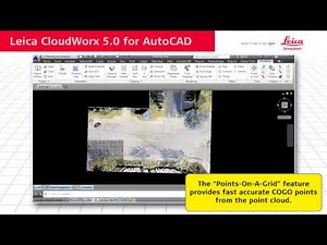 CloudWorx para Autocad 5.0 de Leica Geosystems
