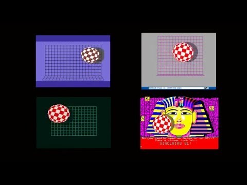 Boing Bouncing Ball Demo Amiga/Atari/Commodore 64/Sinclair QL Comparison | Nostalgia Nerd Extra