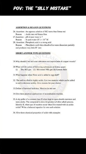 Stop Failing Chemistry! Chapter 2 Hack for 2026 Boards 🛑 #shorts