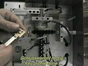 Schlüsselkopiermaschine, Schlüsselfräse, Key-profile-cutting-unit, Key Duplicating