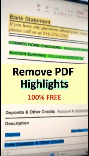 How to Remove Highlights from PDF for Free