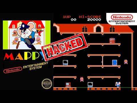Mappy (NES) Longplay 🐀🐱🐈🏠 | Cheat Mode : 🎮