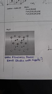 Draw a schematic phonon band structure with labels for Mg₂Si.... | Filo